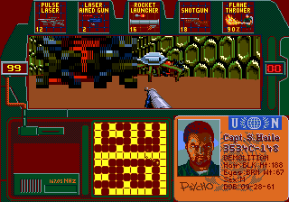 Zero Tolerance screenshot 5 for Sega Mega Drive